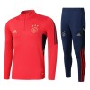 Ajax Quarter Zip Felpe da Allenamento 2022-23 Rossa per Bambino